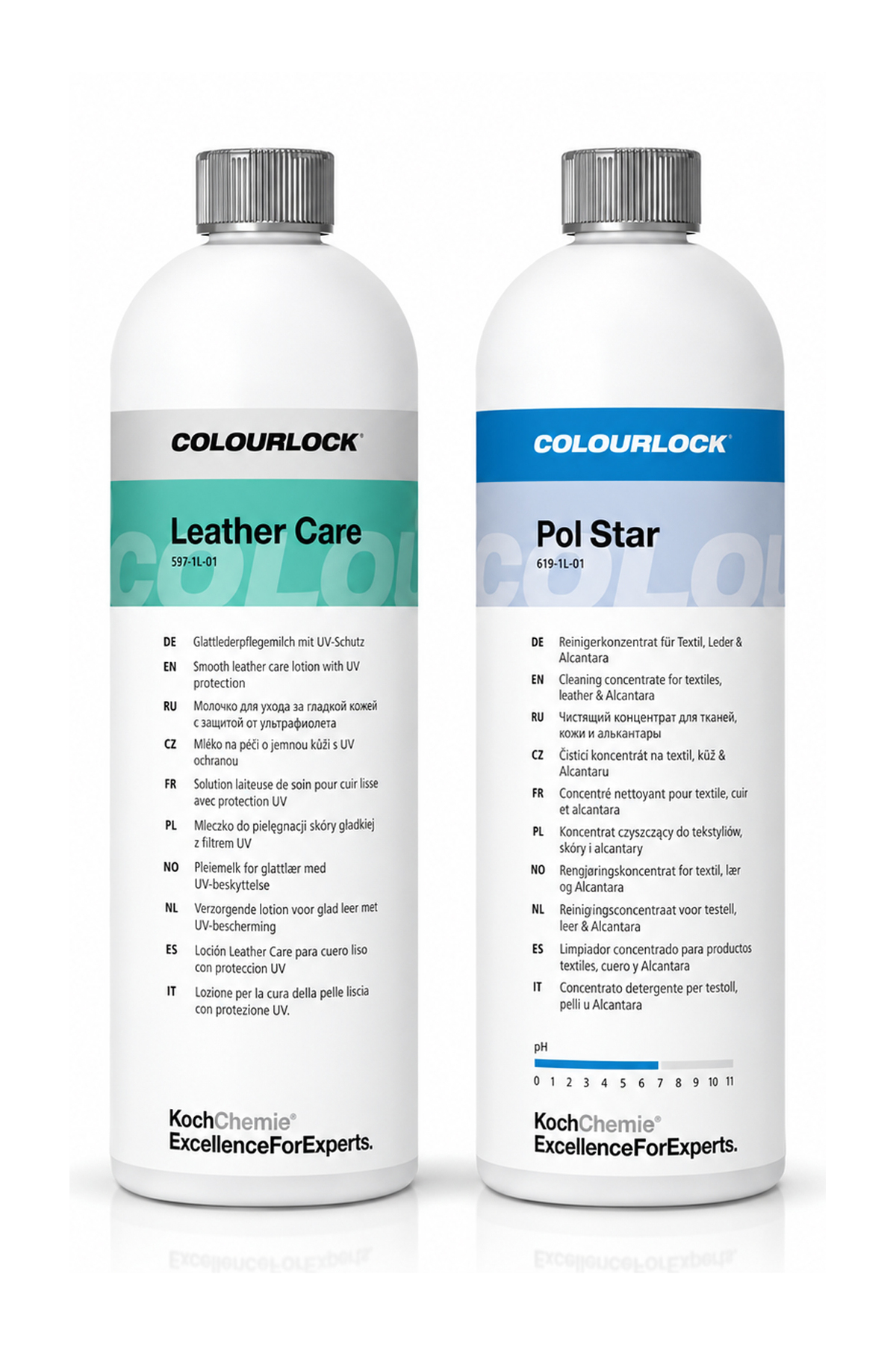 Deri Temizliği ve Bakım Seti (Pol Star+LeatherCare) 1Lt