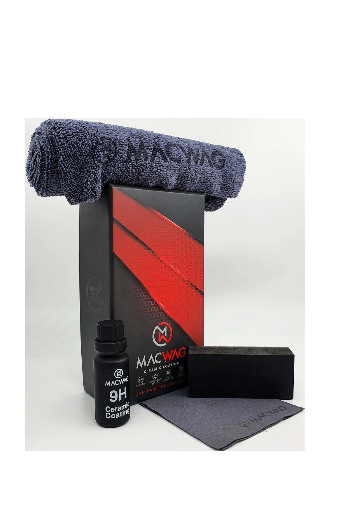 Ceramic Coating Box 9H(Araç Araba Seramik Kaplama-Yüksek Parlaklık ve Su İticilik) 20 Ml
